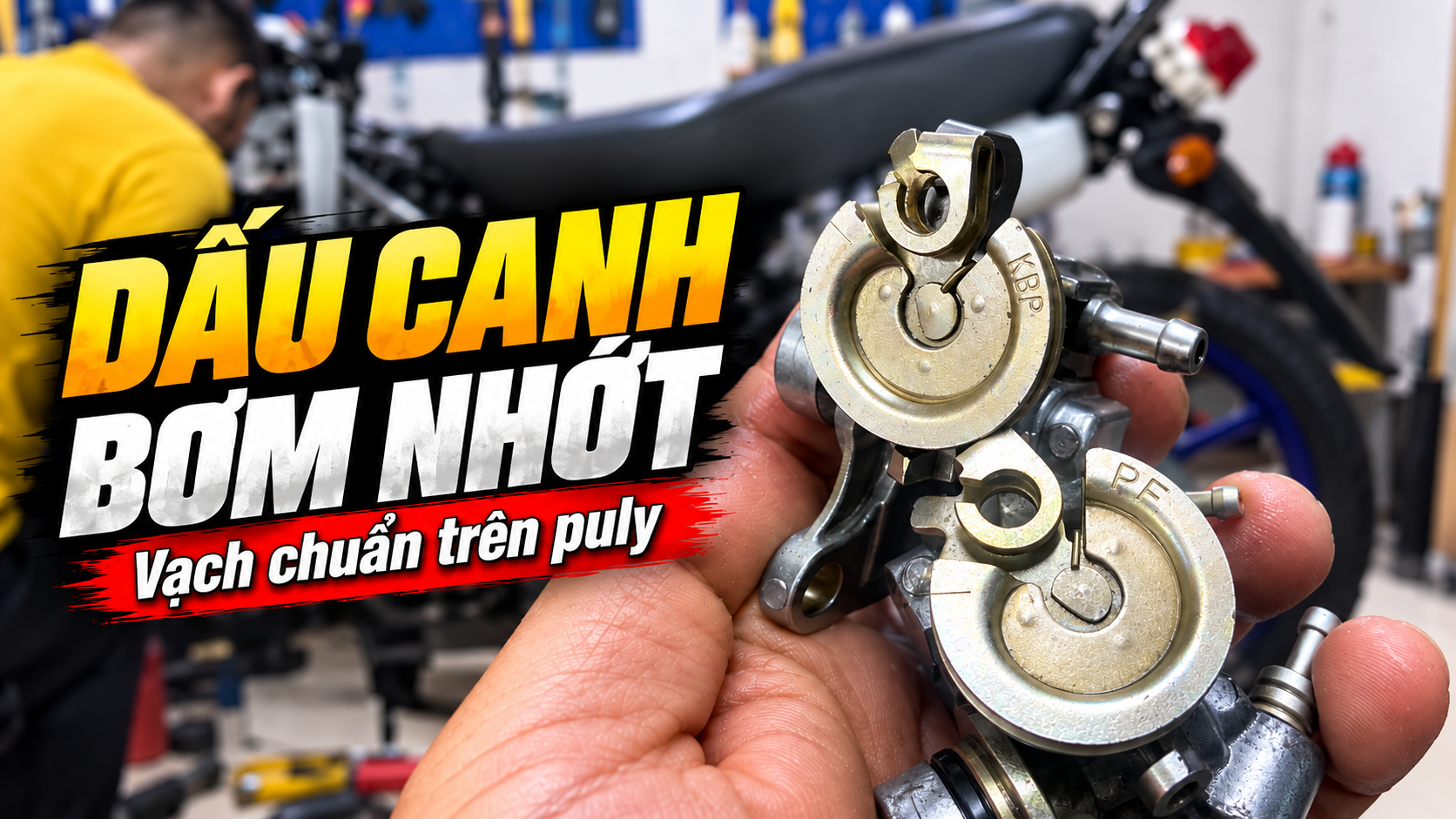 Cách chỉnh dây điều khiển bơm nhớt 2T đúng dấu trên NZ125R/NZ125RS